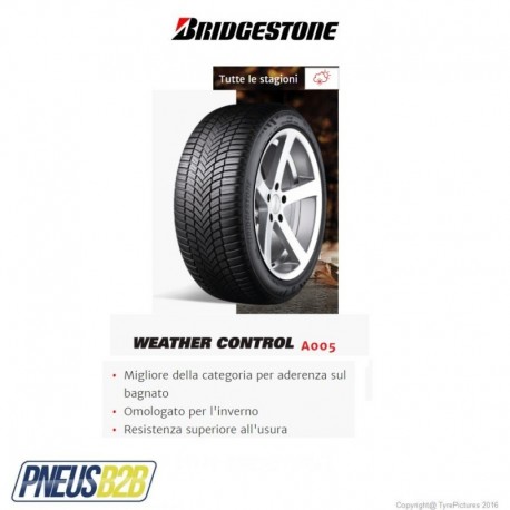 BRIDGESTONE -  215/ 50 R 17 A005 WEATHER CONTROL TL 'XL' 95 W