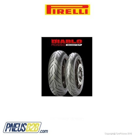 PIRELLI -  120/ 70 - 12 DIABLO ROSSO SCOOTER TL 'REINF' 58 P